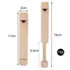 Flauta de Sabor Flauta Pequeña de Madera Silbato Madera Maciza Instrumento de Juego Orff para Niños Juguetes Clásicos Tradicionales Nostálgicos para Niños