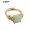 WT-R449 Diseño de Nicho Anillo Personalizado Moda Femenina Transfronterizo Primavera y Verano Nuevo Anillo de Piedra Natural