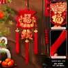Decoraciones de Año Nuevo Fruta de la Fortuna Bolsa de la Suerte Adornos Colgantes Año del Caballo 2026 Festival de Primavera Decoraciones Colgantes para Puerta Montaje de Ambiente de Año Nuevo
