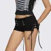 Shorts Deportivos de Verano 2026 Color Sólido Simple Hebilla Redonda Metálica Multilinea Cintura Elástica Personalizada