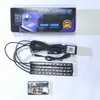 Luz Ambiente para Carro RGB USB Interior Iluminação dos Pés App de Música Tira de LED de Sete Cores 36 em 1 Modificação