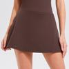 Conjunto Esportivo para Mulheres, Top de Yoga Slim Fit, Manga Curta para Pilates Treinamento Corrida Saia de Pena para Tênis, Verão