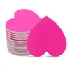 Amor lima de uñas de dibujos animados herramienta para esmalte de uñas tira de pulido de lija mini con forma de corazón de doble cara frotar pulido venta al por mayor