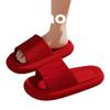 2025 año del serpiente este año verano nuevo rojo grande suela gruesa ola EVA sandalias y chanclas para amantes venta al por mayor