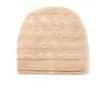 Gorro de Punto de Cachemira 2026 Otoño/Invierno Nuevo para Mujer de Alta Gama Color Sólido Canalé Engrosado Cálido Moderno Casual Borde Enrollado