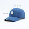 Gorra de Béisbol Casual de Moda Nueva con Forma de R, Gorra de Moda con Letras, Transpirable para Senderismo, Mismo Estilo que las Celebridades de Internet