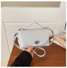 Bolsa de mão da moda, luxo leve, versátil para mulheres, nova bolsa de ombro e transversal com design casual de nicho moderno