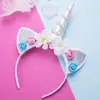 Diadema de Unicornio Diadema de Dibujos Animados para Niños Halloween Princesa Fiesta de Cumpleaños Accesorios para el Cabello Venta al por Mayor