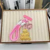 Nueva Cadena para Teléfono Móvil Llavero Colgante para Bolso de Oro Puro 999Kt Gato Sanrio Perro Canela Kuromi Melody
