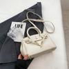 Bolso de Moda Portátil de Gran Capacidad Estilo Coreano Nuevo Bolso Kelly Simple con Texto para Mujer 2023 Diseño Nicho Bolso Bandolera