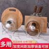 Estante de Cocina de Escritorio Multicapa para Tapas de Ollas Estante para Tablas de Cortar Estante para Cuchillos Estante de Almacenamiento Multifuncional Tapa de Olla Tabla de Cortar Tabla de Cortar Cuchillo