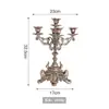 Candelabro de Ferro Estilo Wabi-Sabi Enfeites para Casa Suporte de Vela Preto Arte Decorativa de Atmosfera Suporte Criativo para Velas