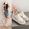 Zapatillas de Entrenamiento Alemanas de Malla Retro para Mujer Otoño 2026 Nuevas Transpirables Ligeras Suela Suave Suela Gruesa Hace que los Pies Parezcan Más Pequeños Zapatillas Deportivas Casuales