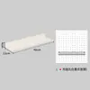 Accesorios para panel perforado ganchos decorativos estante de almacenamiento de agujero redondo organizador de escritorio de montaje en pared pegatinas magnéticas