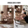 Mesa de Centro de Madera Maciza para Salas de Estar Pequeñas, Adecuada para Apartamentos Pequeños, Mesa de Té Vintage para Balcón, Mesa Pequeña para Ventana Saliente de Tatami, Mesa Kang