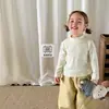 Conjunto de Ropa para Niñas: Conjunto de Invierno con Forro Polar, Chaleco Casual Infantil de Dibujos Animados, Pantalones y Camiseta Base, Ropa de Bebé Clase A