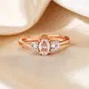 Moda Transfronteriza anillo de plata de ley S925 con circonita al por mayor simple lujo ligero sentido de alta gama anillo para mujer joyería para la mano