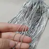 Corda elástica dourada, corda elástica prateada, corda de elástico, corda para amarrar peruca, corda elástica de ginseng, corda com etiqueta de fio dourado