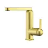 Grifo de agua caliente y fría transfronterizo rosa y morado, grifo para lavabo, grifo de agua caliente y fría de doble control para gabinetes de baño y lavabos