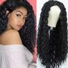 Europa e Estados Unidos anual nova peruca das mulheres preto longo cabelo encaracolado milho permanente Africano pequeno cabelo encaracolado fibra química chapelaria mulheres