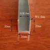 Tira de Borde con Ranura en Forma de U de Aleación de Aluminio Ancho Interior 3 5 6 8 10 12 18 Perfil de Aluminio Ranura para Fijación de Vidrio Engrosada