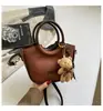 Bolso Cubo de Moda Casual Simple con Bloques de Color Transfronterizo Modelo Nuevo 2026 Bolso de Hombro Cruzado para Mujer