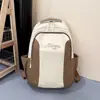 Mochilas para Alunos do Ensino Fundamental e Médio, Grande Capacidade, Redução de Carga, Resistentes ao Desgaste, Mochilas de Cores Contrastantes, Unissex, Mochilas Estilo Faculdade, Bolsas de Viagem
