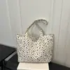 Bolsa Tote de Hombro Único y de Mano de Moda Tendencia Otoño 2026 Estilo Nuevo con Estampado de Estrellas, Casual Simple, Gran Capacidad
