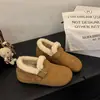 Zapatos estilo Birkenstock, todo incluido, forrados de forro polar, cálidos para mujer, nueva colección otoño/invierno 2026, zapatos de algodón engrosados, forrados de felpa para mujer