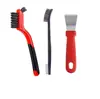 Cepillo de Alambre de Acero Chapado en Cobre Tipo Cuchillo con Mango de Plástico Cepillo de Limpieza Industrial para Eliminación de Óxido y Malla de Barbacoa Especial Venta Caliente Transfronteriza Venta al por Mayor de Fábrica