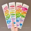 Pinzas de pelo de estrella de colores para niños, pinzas para flequillo para niñas, pinzas BB de gota de agua, pasadores pequeños, accesorios para el pelo de bebé