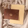Patrón de Árbol de Canela Colorido Simple Estilo Occidental Vintage Carta de Amor Set de Papel para Cartas Manuscrito con Sello de Cera