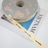 Huaying Cintas con Hilo de Letras Inglesas Ramo de Flores de Cinta Empaque de Regalo para Pastel Cinta Cinta Floral Cinta