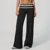 Calça de Yoga Patchwork Retrô com Bolinhas, Cintura Dobrável, Levanta Bumbum, Controle de Barriga, Roupa Esportiva Escovada