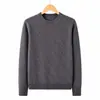 Camiseta Interior de Punto de Cuello Redondo para Mujer Engrosada Casual de Negocios Otoño Invierno