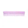 Pente de Dentes Largos, Pente de Duas Pontas para Cabelo Liso, Permanente, Ondas Grandes, Cabelo Cacheado, Modelagem com Óleo, Pente de Modelagem para Salão de Beleza
