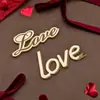 Estilo Ins Transfronteiriço Amor Acrílico 520 Enfeites de Bolo Dia dos Namorados Marcação de Amor Etiqueta Tag de Acrílico