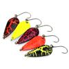 Cuchara Deportiva Weihe Forma de Cuchara Hojalata Lentejuela 3cm 2.7g Señuelo de Cobre Señuelo Luya Señuelo de Metal Anzuelo Único Lentejuela Micro Objeto