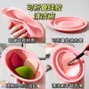 Jabón para limpiar brochas de maquillaje, herramienta para limpiar brochas, jabón de abeja y flor, herramienta limpiadora de esponjas de belleza, jabón mini borla de sándalo