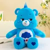 Explotaciones transfronterizas muñeco oso arcoíris carebears tie-dye muñeco oso colorido muñeco infantil fabricantes de muñecos al por mayor