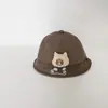 Sombrero Infantil Yipan 2026 Nuevo Primavera y Otoño Lindo Oso Sombrero de Pescador Estilo Ins Sombrero para el Sol para Niños y Niñas Sombrero Cubo para Bebé