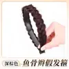 Pasador Trenzado con Dientes, Pinza para el Cabello Antideslizante, Diadema con Agujero para el Cabello, Accesorios para el Cabello, Accesorios para el Cabello Corto Coreano, Peluca para Mujer, Esponjoso