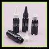 Botella de 30 ml con tapa negra de punta Botella para loción/subbotella de champú/subbotella de esencia Botella PET de 30 ml con boca de punta
