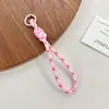 Cordão Colorido Novo para Celular Transfronteiriço, Corda Trançada Feita à Mão, Chaveiro para Capa de Celular DIY, Alça Destacável Anti-Perda para Garrafa de Água