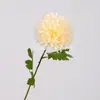 Flor de crisantemo de bola grande de cabeza única Flor de bola de crisantemo simulada Cabeza de crisantemo Boda Arreglo de suelo para bodas Sala de estar del hogar Dalia Suave