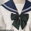 Suave y hermosa pluma gigante de color sólido con raíz, cuello de flor de lazo para niñas con traje de marinero, lindo accesorio de fotografía de uniforme estudiantil, fragancia