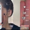 Brincos de tarracha redondos com strass coloridos para mulheres 2024 novos brincos de tarracha de nicho ins brincos pop tendência