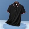 Camisa POLO de Solapa Camiseta Personalizada Logotipo Impreso Algodón Peinado Mamelucos Ropa de Clase Camiseta Publicitaria Camiseta de Manga Corta para Hombre