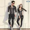 Traje de buceo coreano para mujer, traje de baño dividido con protección solar, pantalones de manga larga, traje de medusas, traje de surf adelgazante de secado rápido, traje de baño de esnórquel