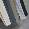 Pantalones de traje para hombre, corte entallado, rectos, antiarrugas, sin planchado, informales, de negocios, de alta calidad, negros, con dosificación recortada.